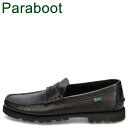 PARABOOT CORAUX RAID パラブーツ コロー ローファー コインローファー モカシン メンズ ブラック 黒 183332