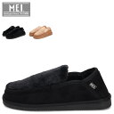 MEI FUR MOCASHOES メイ ムートンシューズ フェイクファー ルームシューズ メンズ ブラック ベージュ 黒 MEI-SHM-243013