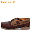 Timberland AUTHENTIC 3 EYE CLASSIC ティンバーランド デッキシューズ オーセンティック ボート メンズ バーガンディー A2PDQ-EIW