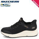 SKECHERS SLIP-INS BOBS ARCH COMFORT B SWEET スケッチャーズ スリップインズ ボブス アーチ コンフォート B スイート スニーカー レディース ブラック 黒 117627