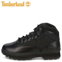 Timberland EURO HIKER L/F ティンバーランド ブーツ ユーロ ハイカー メンズ Wワイズ ブラック 黒 A6DYH-EL2