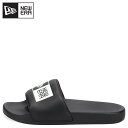 NEW ERA SLIDE BOXLOGO ニューエラ サンダル スライドサンダル スライド ボックスロゴ メンズ ブラック 黒 14109991