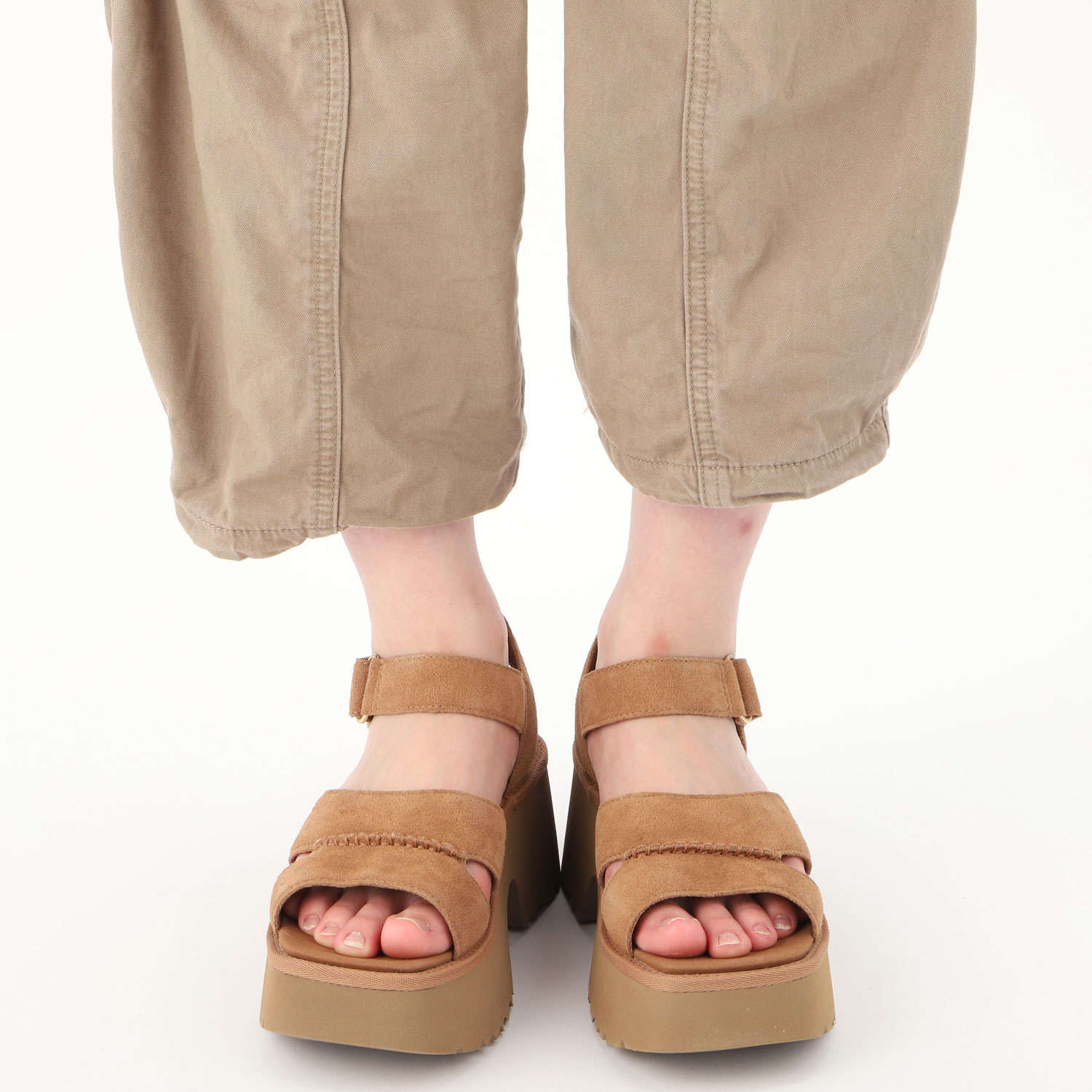 【最大1000円OFFクーポン】 UGG NEW HEIGHTS ANKLE STRAP アグ サンダル ストラッ...