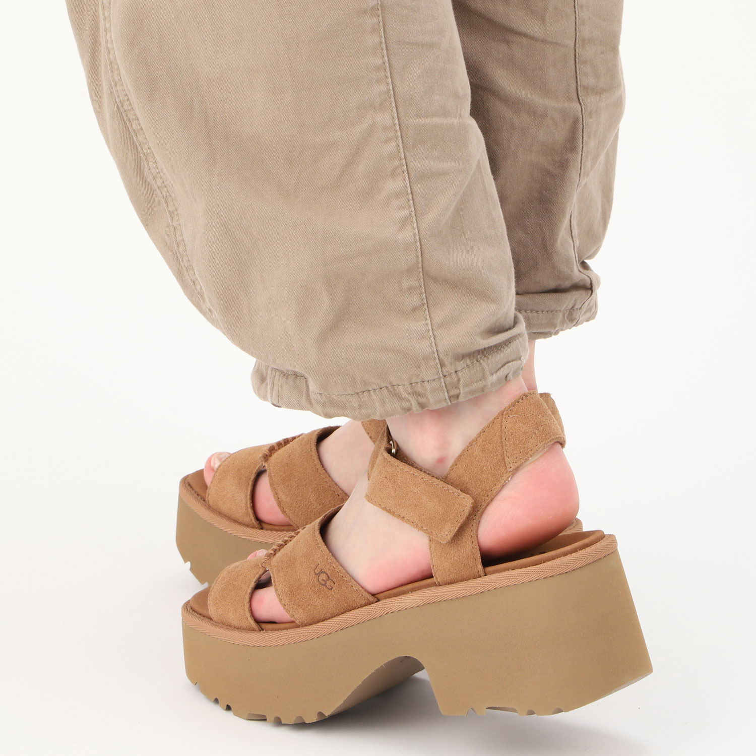 【最大1000円OFFクーポン】 UGG NEW HEIGHTS ANKLE STRAP アグ サンダル ストラッ...