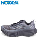 HOKA ONE ONE BONDI 8 TS CAGED ホカオネオネ スニーカー ボンダイ 8 TS ケイジド メンズ グレー 1155391-CYG