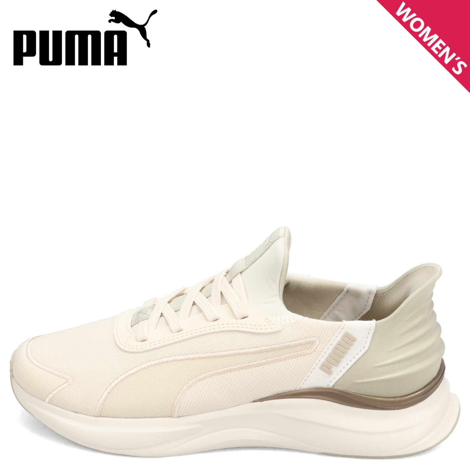PUMA SOFTRIDE HARMONY LACE EASE IN プーマ スニーカー SOFTRIDE ハーモニー レース EASE IN レディース ホワイト 白 312671-01