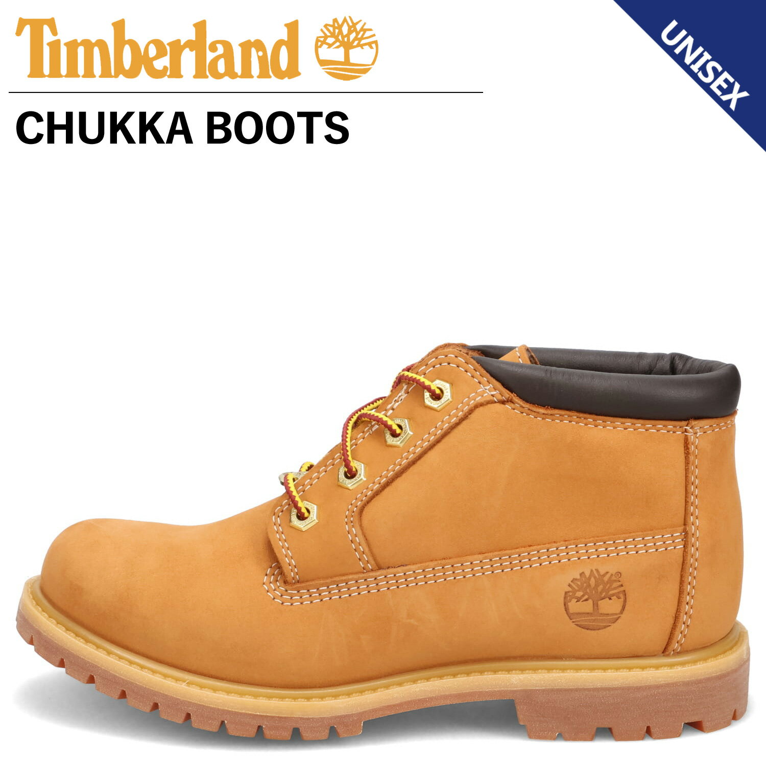 Timberland NELLIE CHUKKA DOUBLE WATERPLOOF BOOTS ティンバーランド チャッカ ブーツ レディース メンズ Wワイズ 防水 ウィート 23399