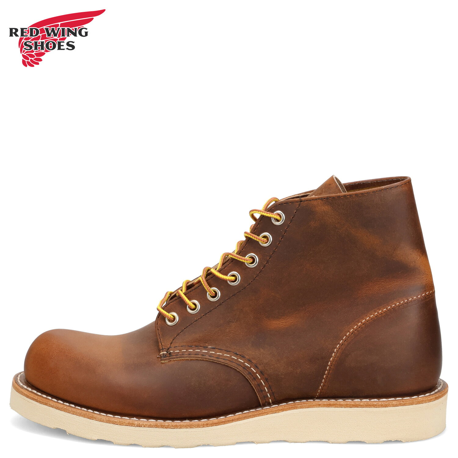 【最大1000円OFFクーポン発行中】 RED WING 6-INCH CLASSIC ROUND レッドウィング 6インチ クラシックラウンド ブーツ メンズ Dワイズ USA製 ブラウン 9111