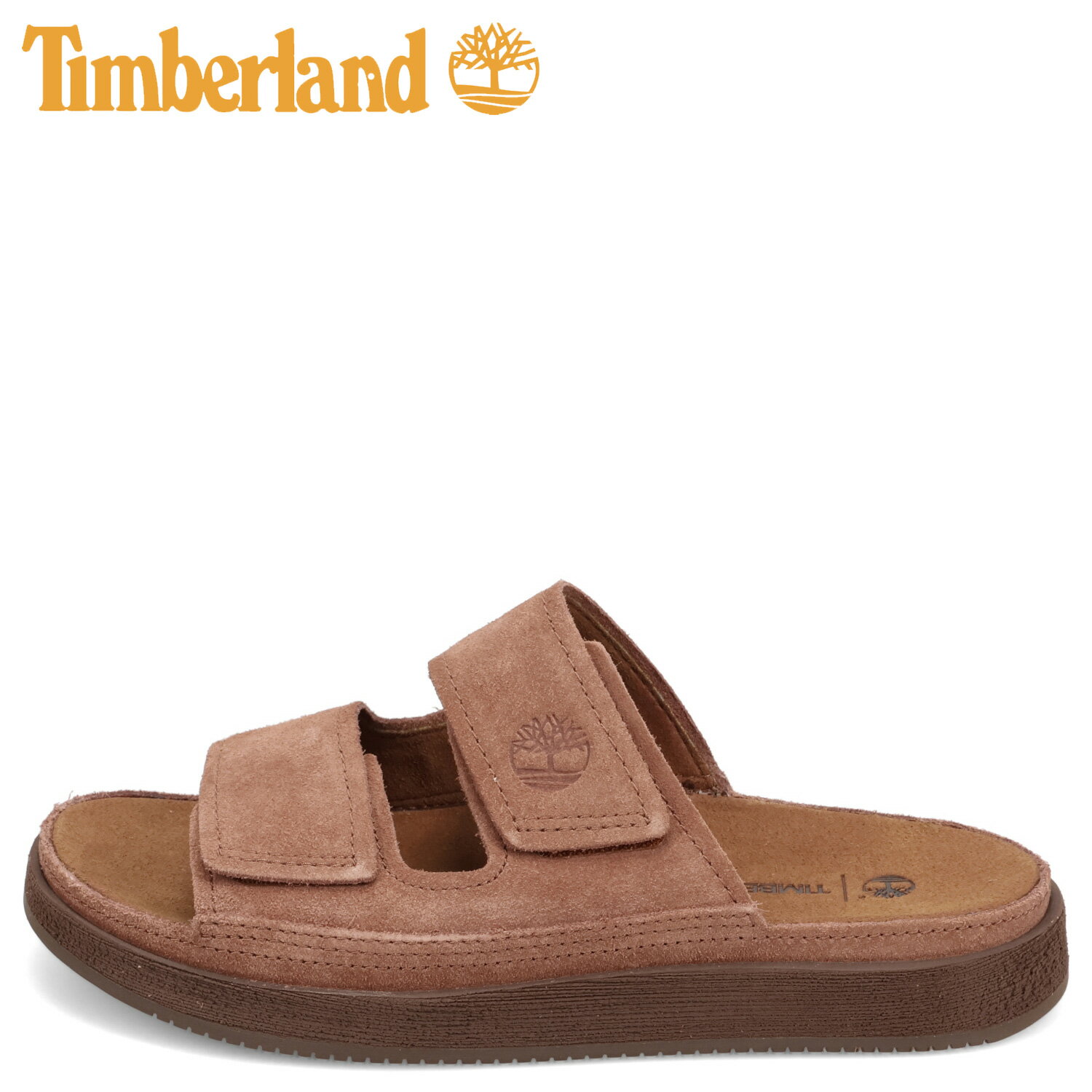 【最大1000円OFFクーポン】 Timberland CASCO COVE SLIDE ティンバーランド サンダル スライドサンダル メンズ 本革 ブラウン A2755