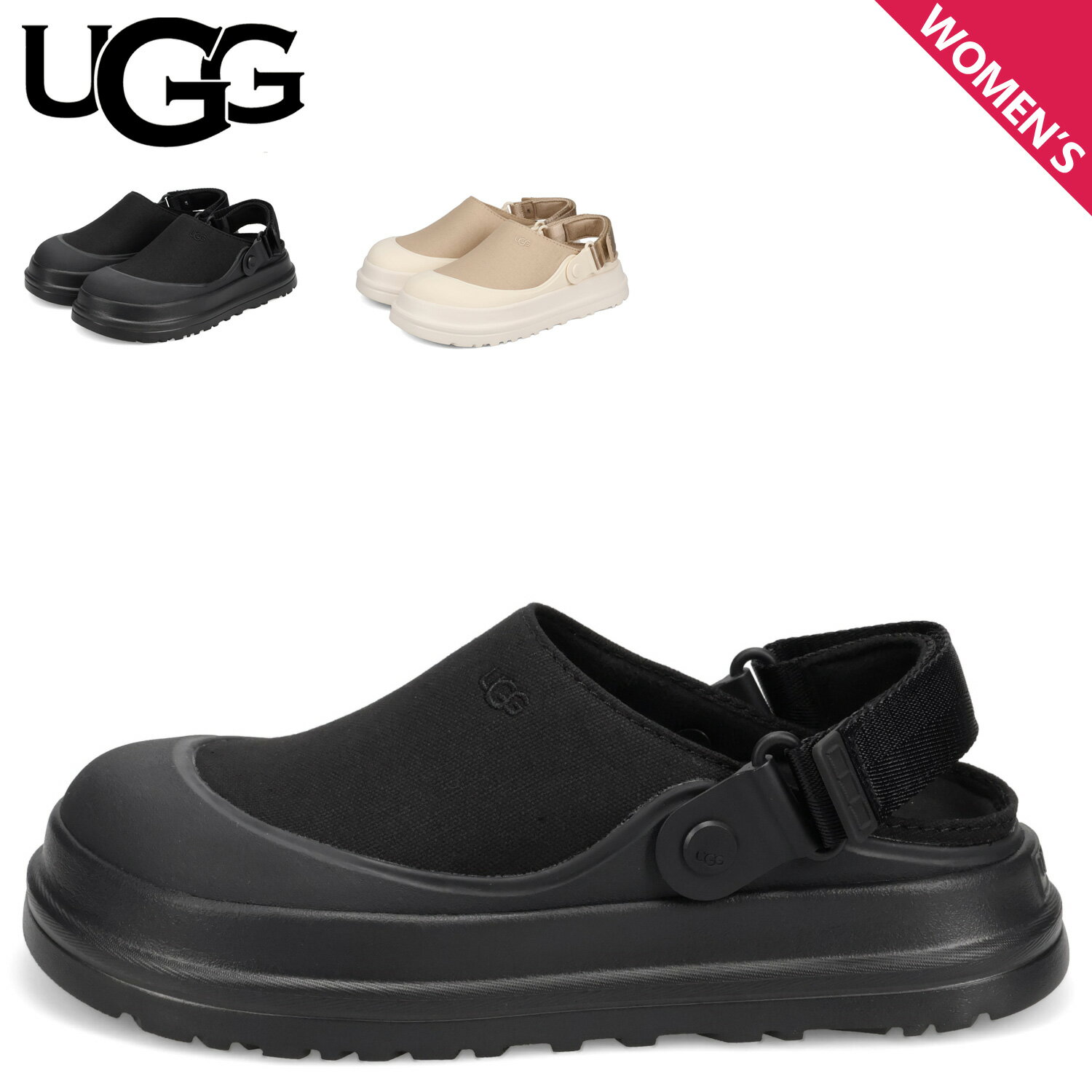 【最大1000円OFFクーポン発行中】 UGG GOLDENGLOW CANVAS CLOG アグ サンダル クロッグサンダル ゴールデングロウ キャンバスクロ...