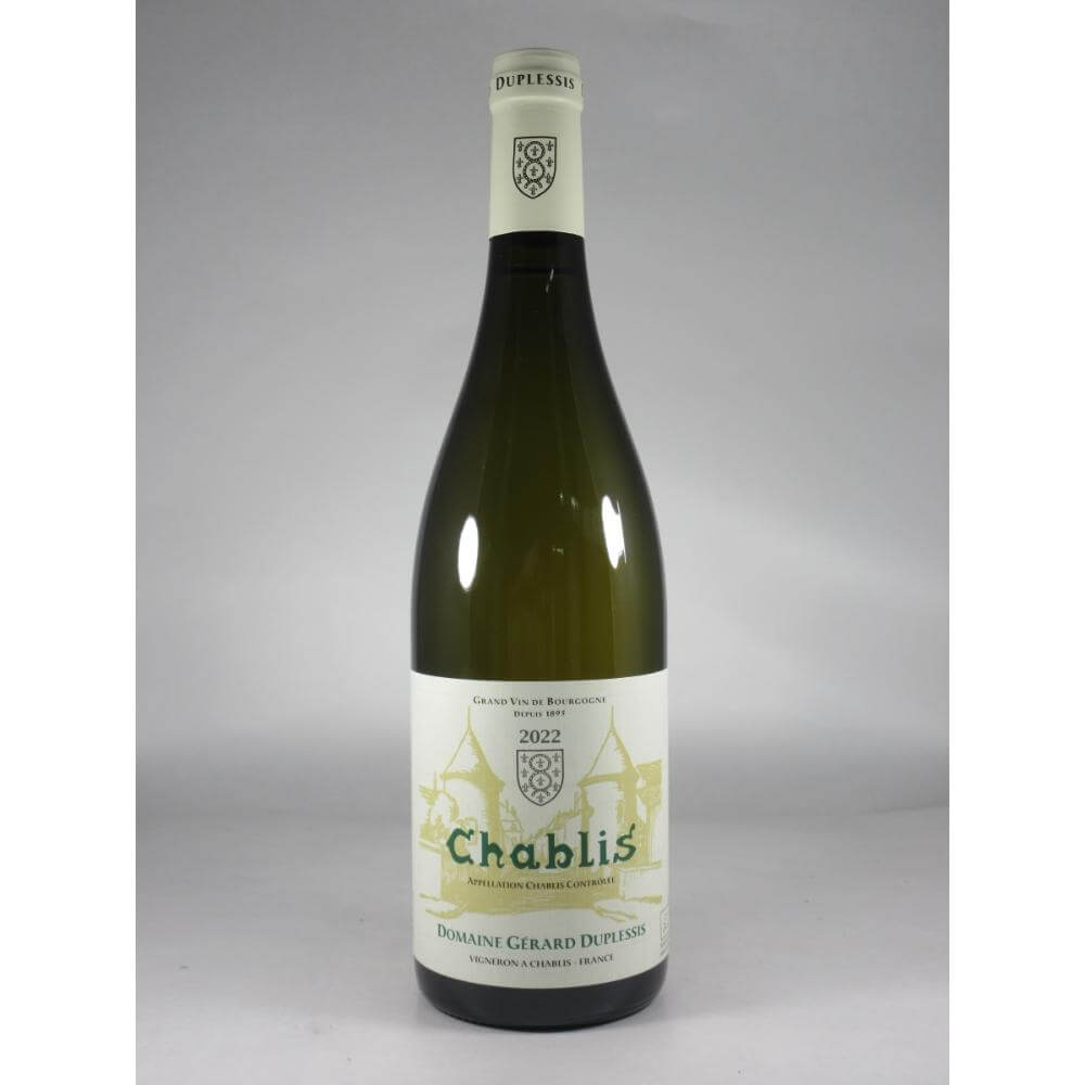1級ヴァイヨンの向かい側斜面に位置する3つの区画から。フローラルなアロマとミネラル感が際立つ。シンプルさの中に美しさを感じ取るわびさびの世界。原語表記：Gerard DUPLESSIS Chablis[2022]ワイン生産地： フランス/ブ...