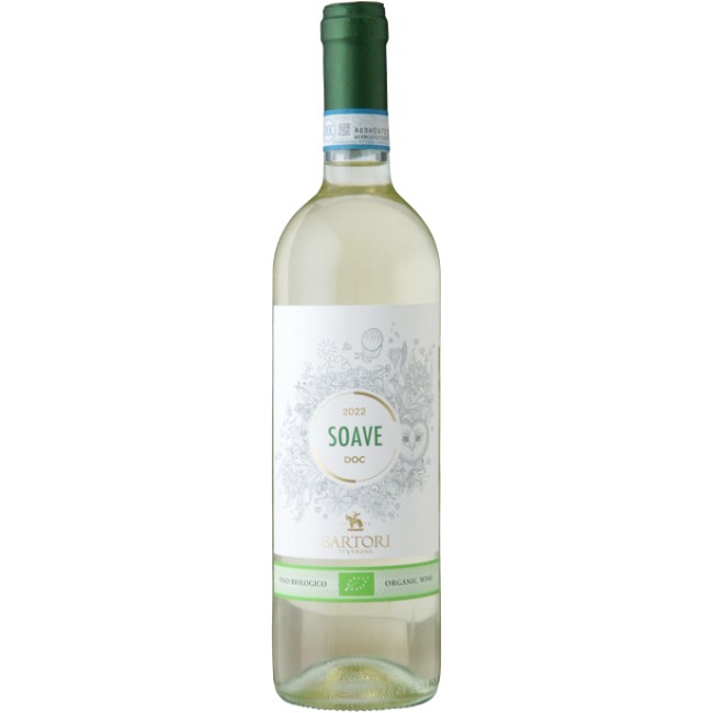 イタリア政府認定の自然派ワイン。化学肥料を一切使用せずに育てたブドウから造られたソアーヴェ。凝縮度が高く、フルーティでフレッシュな味わいが魅力です。熟成：ステンレスタンク原語表記：Casa Vinicola SARTORI SPA Soave Organic[2024]ワイン生産地： イタリア/ヴェネト/ソアーヴェ品種： ガルガーネガ主体容量： 750mlワイン分類： スティル ワイン色： 白ワイン甘-辛： 辛口Wine Score:ワイン アドヴォケイト： -点ワイン スペクテイター： -点Awards： -