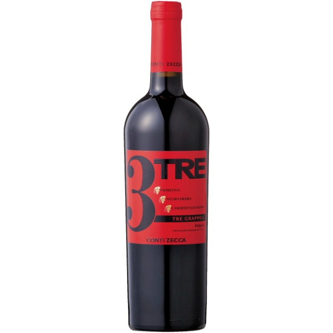 プーリア州の老舗ワイナリー、コンティ ゼッカが最も得意とする3つの黒ブドウ品種を見事にブレンドして造られた自信作。様々な赤黒果実の香りが豊かに広がるジューシーなワインです。土壌：石灰を含む沖積土ステンレスタンク セメントタンク原語表記：Azienda Agricola Conti Zecca TRE grappoli Rosso Conti Zecca[2022]ワイン生産地： イタリア/プーリア/サリーチェサレンティーノ品種： ネグロアマーロ45％、プリミティーヴォ45％、カベルネソーヴィニヨン10％容量： 750mlワイン分類： スティル ワイン色： 赤ワイン軽-重： 重口Wine Score:ワイン アドヴォケイト： -点ワイン スペクテイター： -点Awards： -