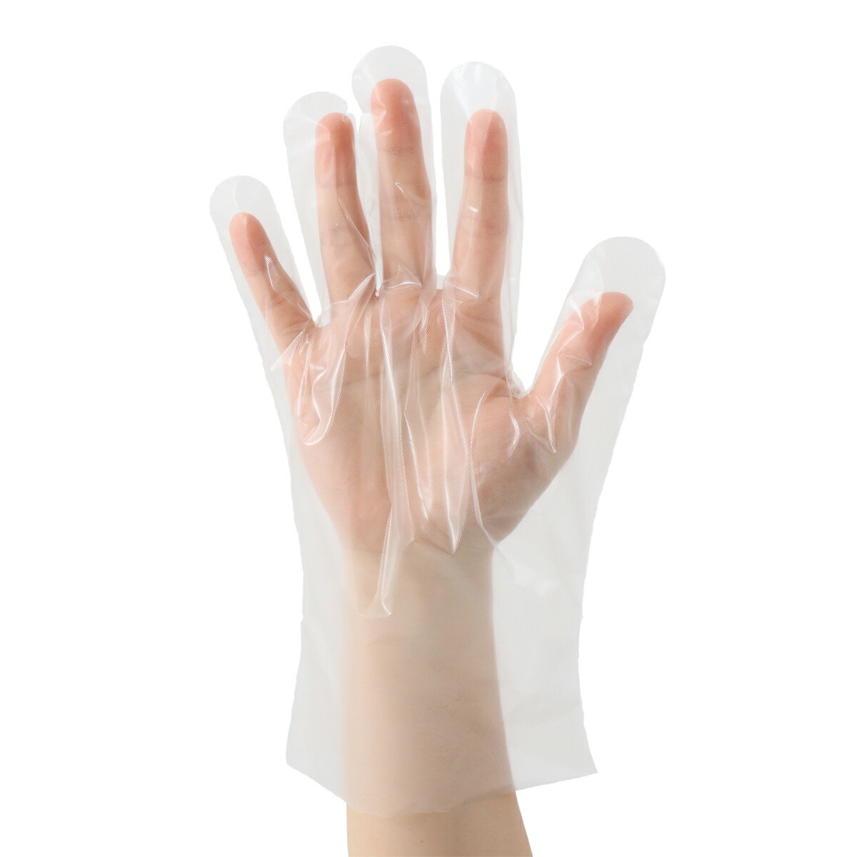 ポリエチレン手袋 4000枚 (100枚×40箱) 【1枚2円以下】 厚手 0.08mm 弾力フィット 食品衛生法適合 クリア 使い捨て手袋 左右兼用 スマホ対応 エンボス加工 飲食店 ビュッフェ 介護 掃除 業務用 まとめ買い SS/S/M/L