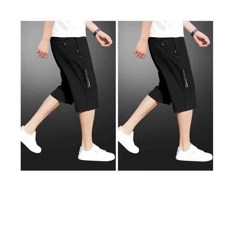 メンズ 撥水 ハーフパンツ 接触冷感 送料無料 パンツ 速乾 クロップドパンツ 6分丈 ストレッチ チノパン