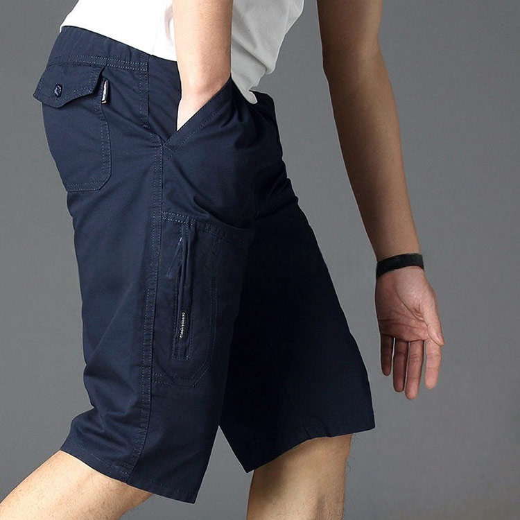クロップドパンツ 七分丈 ストレートパンツ メンズ 大きいサイズ 綿 ハーフパンツ シニア 春夏 ズボン ウエストゴム 夏用 無地 ルームウェア カジュアル サマーパンツ 部屋着 薄手 40代 50代 60代 メンズファッション ゆったり リラックス wastore-7-10003698 WAストア サンプル画像3
