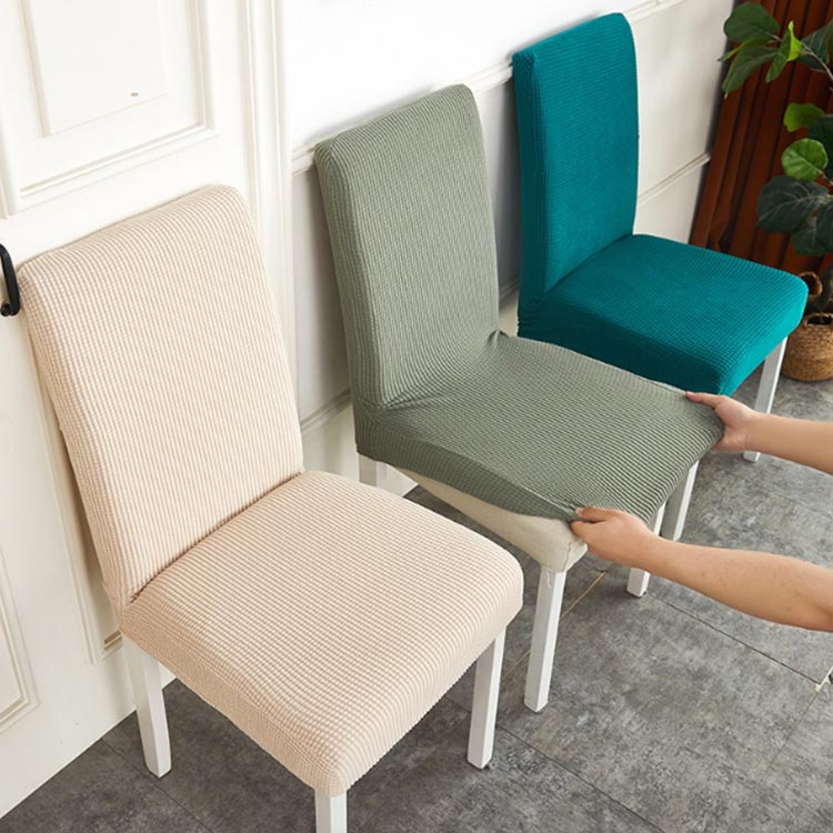 椅子カバー 一体型カバー 伸縮チェアカバー チェアカバー 飲食店用 ホテル ダイニングチェアカバー 背もたれ椅子カバー 厚手 柔らかい 肌触り良い 椅子カバー 防汚 防塵 洗濯可能 15色展開 インテリアチェアカバー おしゃれ ダイニングチェアカバー