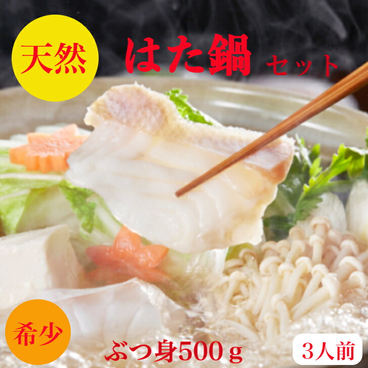 伊豆大島産　天然【はた】鍋セット　たっぷり【真ハタ】ぶつ身500g3〜4人前【クエ鍋】に負けない旨味　希少　はた鍋　天然ハタ　の中でも10キロサイズ使用　ポン酢　ハタ出汁紅葉おろし　〆のはたラーメン200g×2下処理済でお店の味簡単レシピ付　お祝　海鮮ギフト