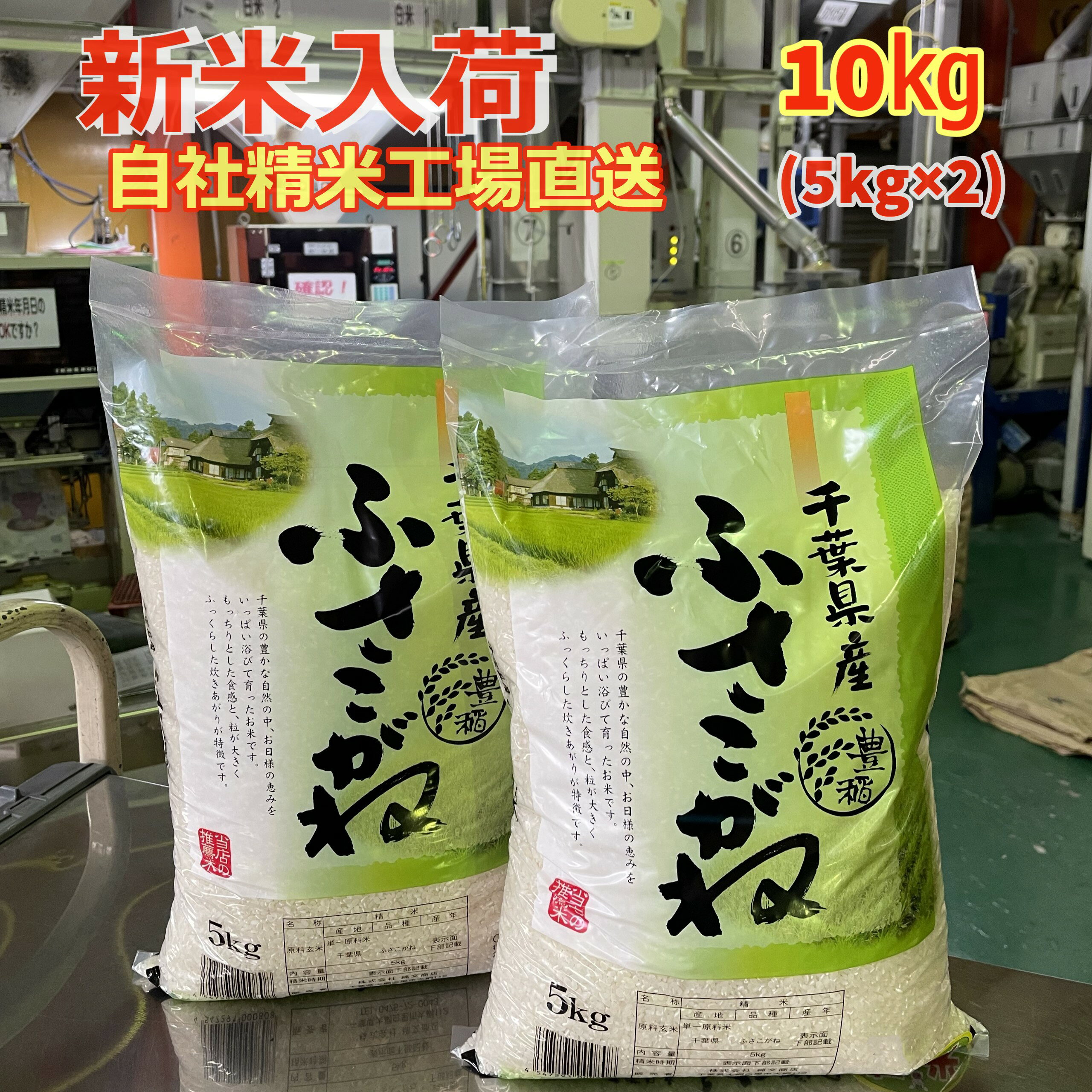 新米 【令和8年産】 白米 千葉県産 ふさこがね 10kg 5kg×2 送料無料