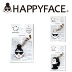 【メール便可】 HAPPY FACE EMMA キーチャーム チャーム キーホルダー ハッピーフェイス エマ エマちゃん アクリル スワロフスキー クリスタル ワンポイント アクセサリー ねこ ネコ 猫 パンダ レディエマ レディ・エマ