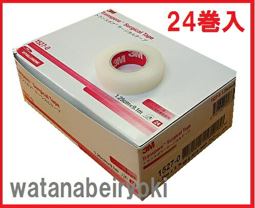 3M トランスポア ホワイト サージカルテープ　12.5mm×9.1m　ホワイト　1527-0