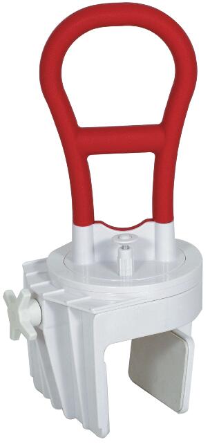 風呂用手すりターングリップ　【レッド】医療・介護・自宅・在宅・入浴関連