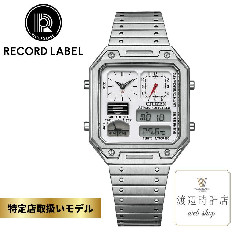 【サーモセンサー】JG2120-65A シチズンレコードレーベル CITIZEN 腕時計【創業100年の時計店】安心の正規品 メーカー5年保証