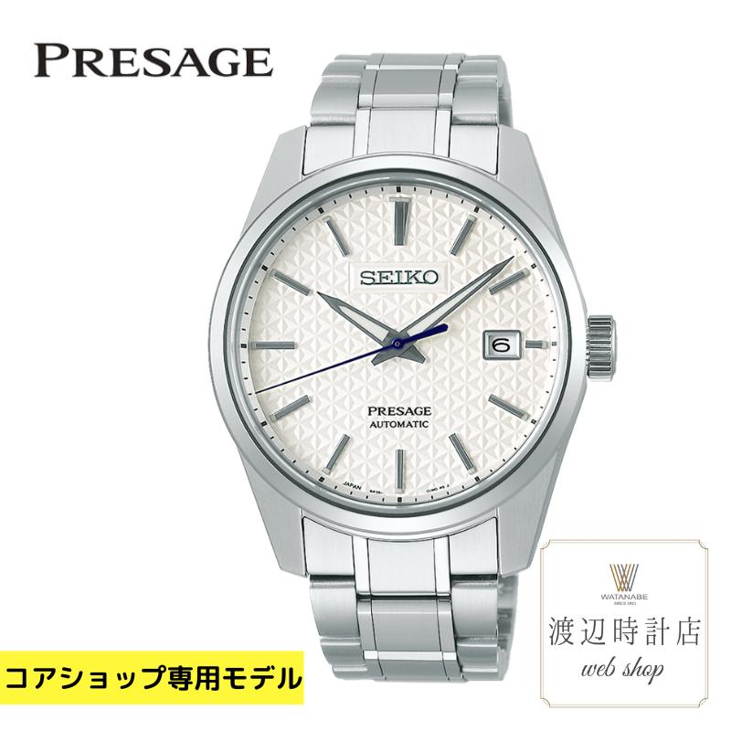 【10%OFFクーポンでお得！18日00:00～21日09:59】セイコー プレザージュ SEIKO PRESAGE SARX075【SEIKOフェアクロス付き】 自動巻き 白 メカニカル 腕時計 メンズ コアショップ限定 正規品 メーカー保証 送料無料【創業100年の時計店】