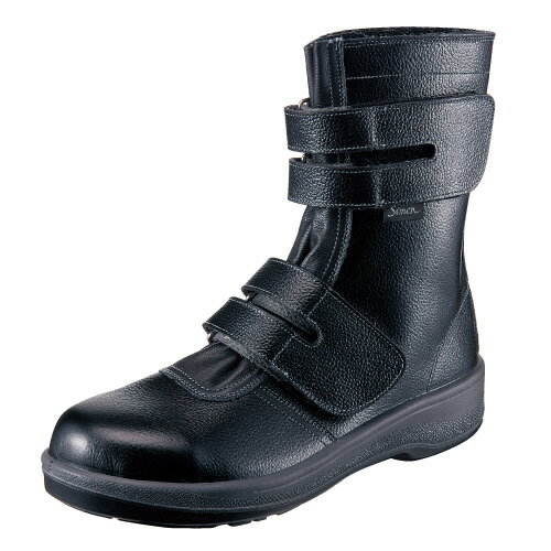 安全靴 作業靴 7538 黒 キングサイズ(29.0・30.0cm（EEE）) 7500シリーズ 長編上靴 セフティシューズ シモン(Simon) お取寄せ 【返品交換不可】