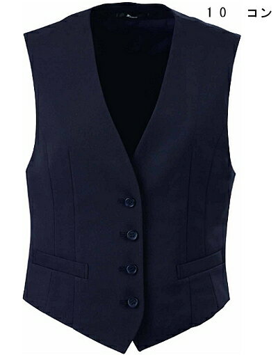 作業服 レディスベスト 16218 7号-19号 通年 ジーベック XEBEC 伸縮素材 ビジネスウェア 作業着 レディース