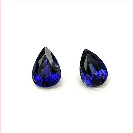 0.685ct 0.814ct サファイアペアルース 10P09Dec09 0.685ct 0.814ct サファイアペアルース 10P09Dec09
