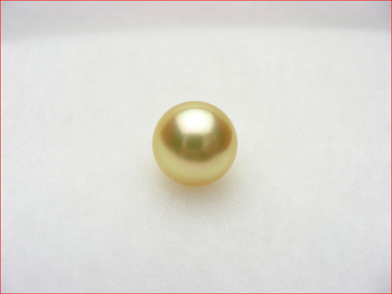 南洋ゴールデンパールルース ナチュラルカラー セミラウンド リング用 11.1ミリ