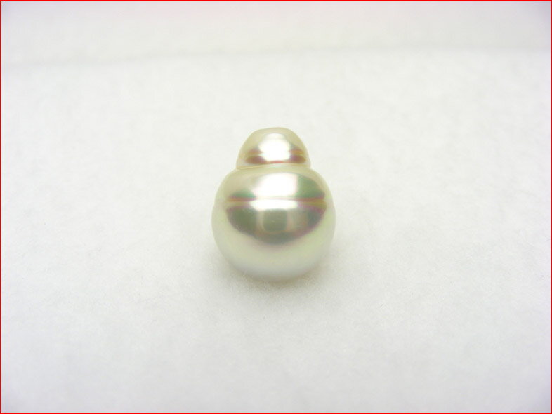 南洋パールルース　ドロップシェイプ　ナチュラルホワイトピンク　11.4x14.1ミリ