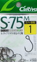 オーナーシングルフックS-75M(No.11642)1号 オーナーシングルフックS-75M(No.11642)1号
