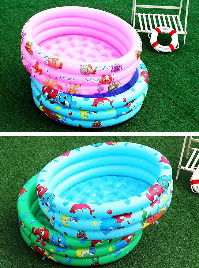 WATARU楽天市場店の【1点5％/2点12％OFFクーポン】プール 子供用プール 120cm 150cm 90cm 円型 ベビープール おうちプール ビニールプール 水遊び レジャープール ボールプール クッション性 夏の日 猛暑対策 ベランダ 空気入れ 手動ポンプ 猛暑対策 暑さ対策 犬猫 屋内 屋外用 自宅プール｜アングル3