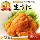 \楽天ランキング1位/ 【 北海道 塩水 エゾバフンウニ 100g 】 無添加 ミョウバン不使用 海鮮 国産 おつまみ プレゼント 内祝い ギフト メッセージカ...