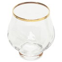 モールワイングラス ラインゴールド 355ml【ワイングラス グラス ガラス ドリンク デザートカップ シンプル 低い おしゃれ タンブラー カジュアル】