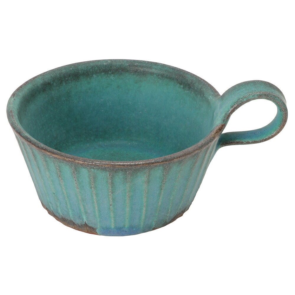 シャビーターコイズ スープカップ