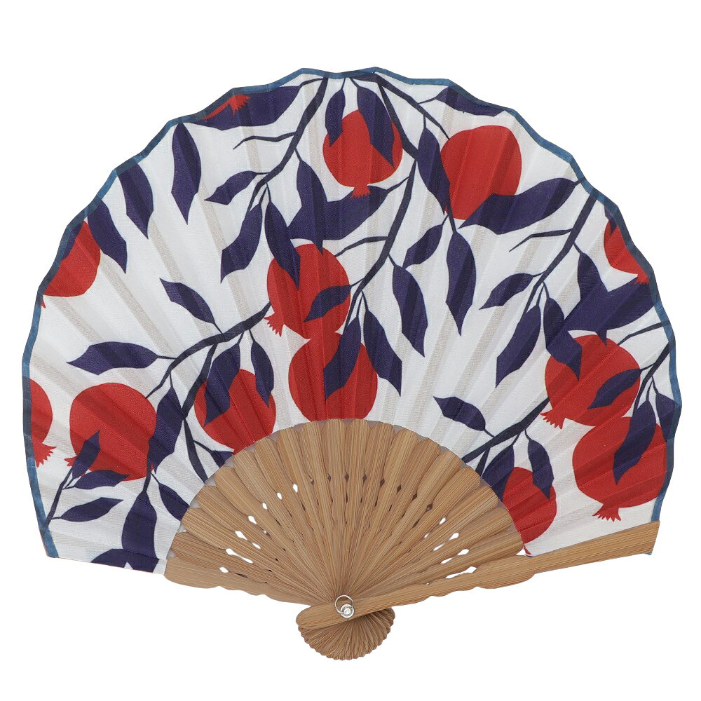 ナッティ扇子 ポメグラネイト
