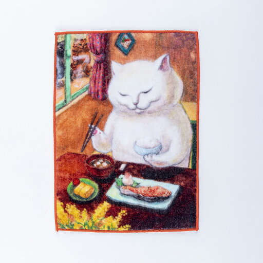 ねこの暮らし タオルハンカチ by カマノレイコ焼キ鮭 ねこの暮らし タオルハンカチ by カマノレイコ焼キ鮭
