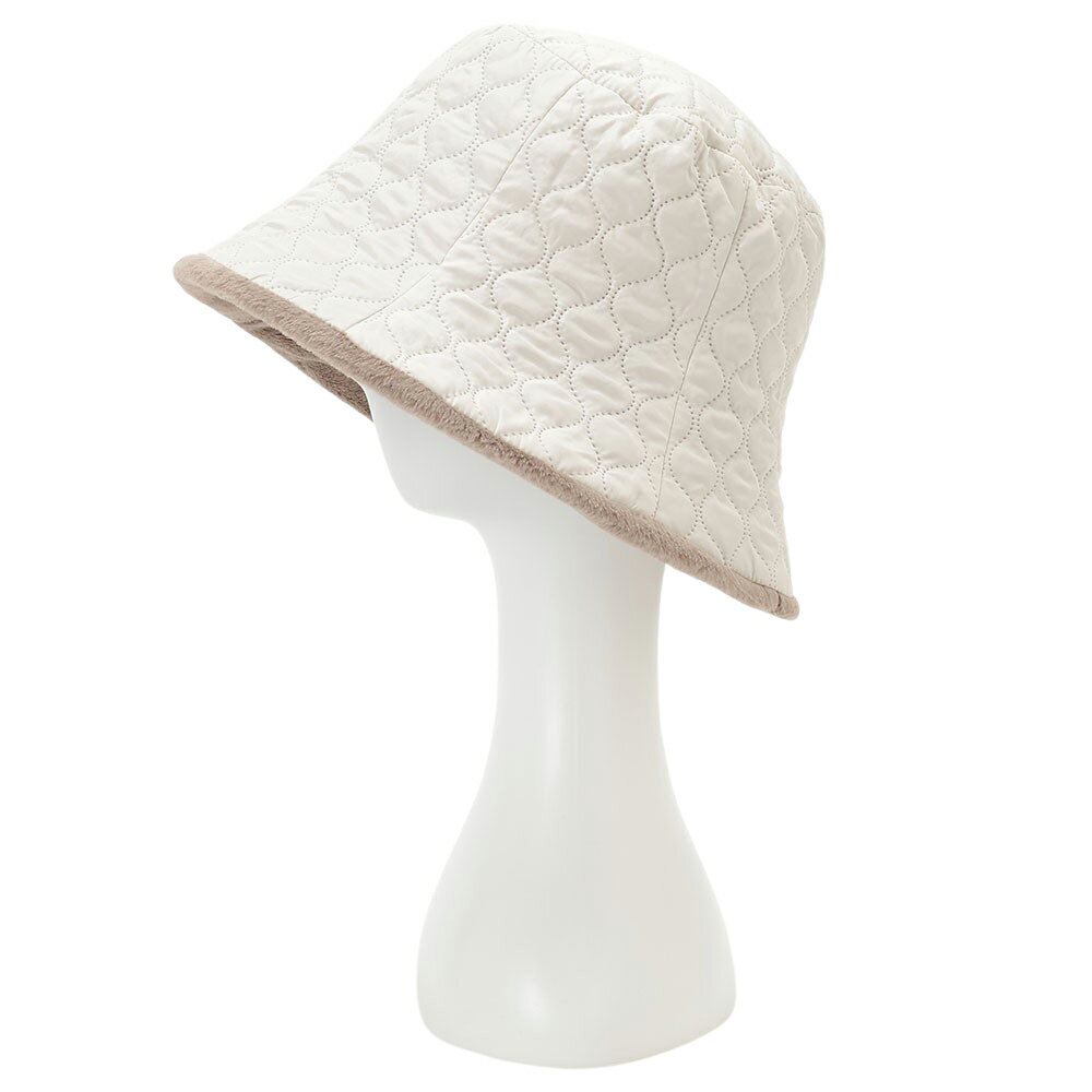 お求めやすくなりました！・キルティングチューリップハット　アイボリー