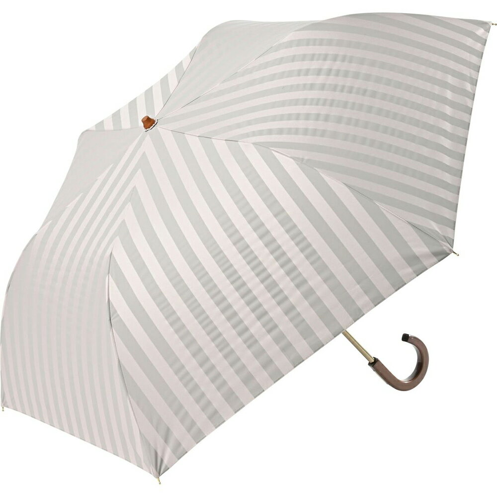 ボディラップパラソルストライプ　ピンク折り畳み