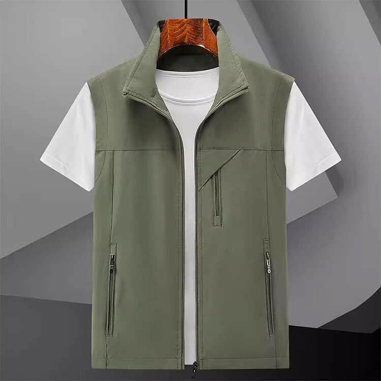 多機能ベスト メンズ レディース 通気性 アウトドア 撮影 山歩き 射撃 登山服 春夏秋 防災用 大きいサイズ ノースリーブ 多ポケット フィッシング カメラマン 軽量 薄手 速乾 スポーツ キャンプ 旅行 作業用 送料無料 watashinosalon-10003105 わたしのサロン サンプル画像3
