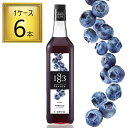 1883 ブルーベリー シロップ 1L×6本【1ケース】