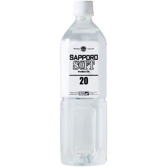 ワタショウプレミアムショップの【北海道】焼酎甲類 サッポロソフト PET 20％ 900ml 【同一規格12本まで1個口送料】｜アングル2