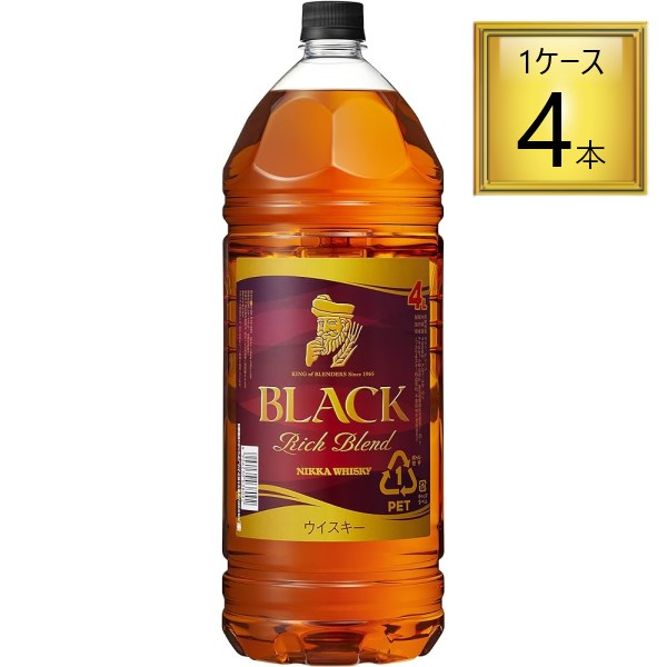 ◎ アサヒ ブラックニッカ リッチブレンド 4L×4本【1ケース】