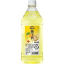 【2/25は全品P5倍！】◎アサヒ 果実の酒 柚子酒 カクテルコンクPET1.8L 【同一規格4本まで同梱可能】