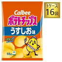 ポテトチップス うすしお味 55g×16袋【1ケース】
