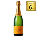 ◎【正規品】MHD モエ ヘネシー ディアジオ ヴーヴークリコ イエローラベル・ブリュット 750ml×6本【1ケース】