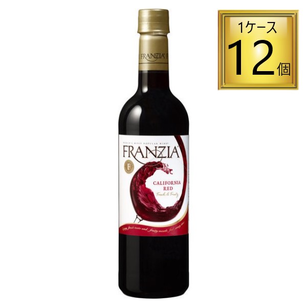 タイプ・・・赤 ミディアムボディ 産地・・・アメリカ 渋み・・・ほどよいFRANZIA いきいきとした果実の風味、軽やかで調和のとれた豊かな味わいの “フレッシュ＆フルーティ” なカリフォルニアワイン。 後口にひろがるラズベリー・アメリカンチェリーを思わせる果実香が心地よい赤ワインです。 軽く冷やして、ロックワインやワインカクテルにもおすすめです。